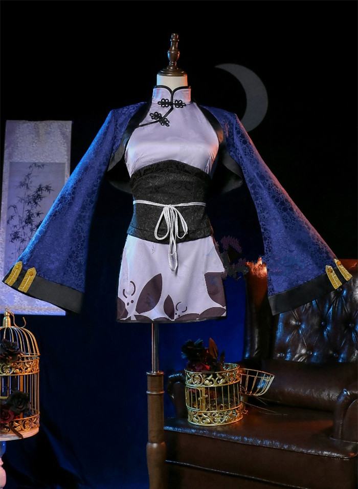 Black Butler Ran Mao Cheongsam Cosplay Costume