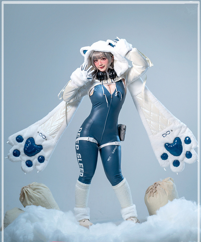 US$ 120.99 - NIKKE: The Goddess of Victory Neve PU Bodysuit Cosplay Costume  