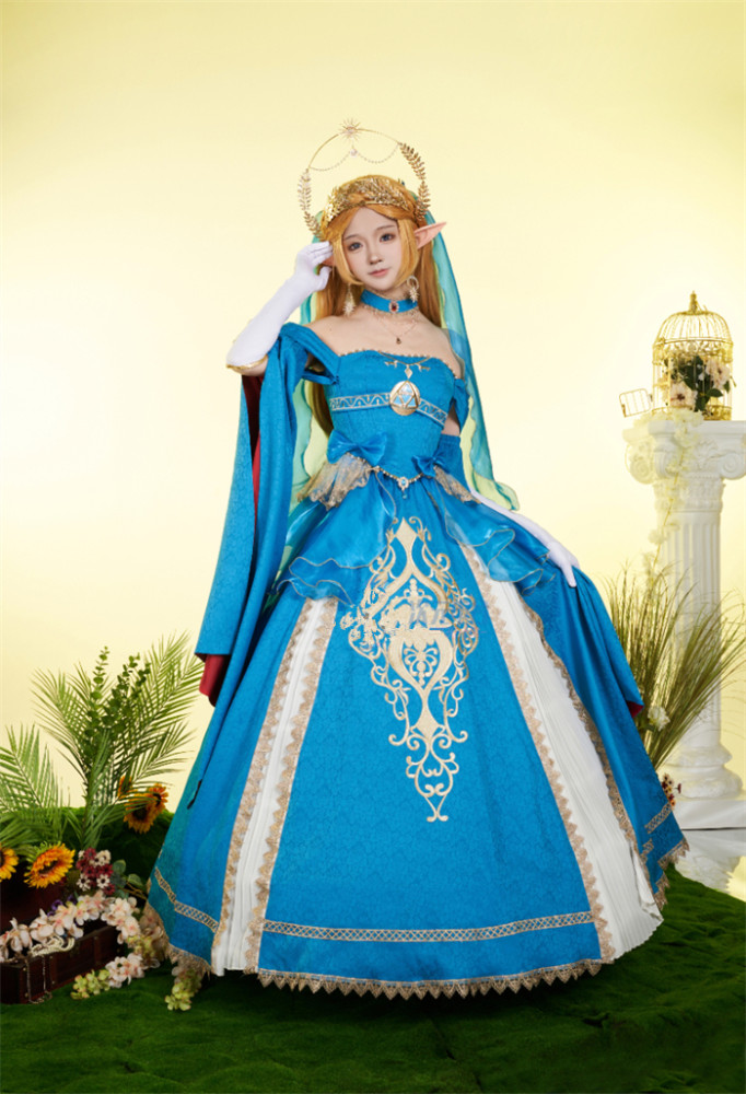 The Legend of Zelda: Tears of the Kingdom Princess Zelda Wedding Dress Cosplay Costume