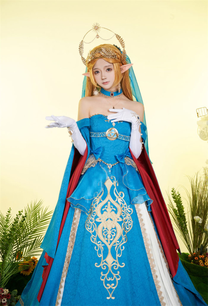 The Legend of Zelda: Tears of the Kingdom Princess Zelda Wedding Dress Cosplay Costume