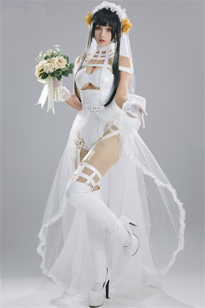 Spy x Family Thorn Princess Yor Forger Wedding Dress Cosplay Costume