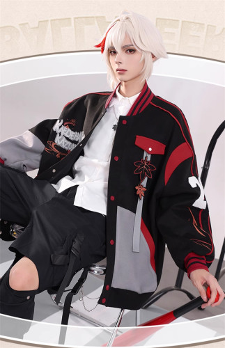 Genshin Impact Kaedehara Kazuha Derivative Baseball Uniform Daily Leisure Jacket