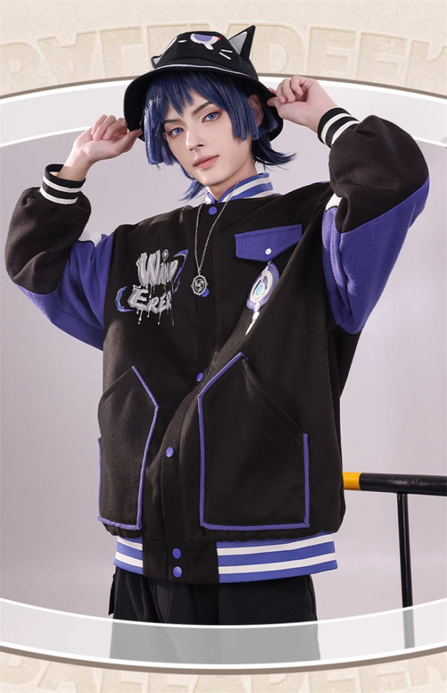 Genshin Impact Scaramouche Derivative Baseball Uniform Daily Leisure Jacket