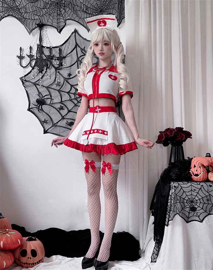 Sexy Adult Party Nurse Uniform Doctor Outfits Halloween Costume