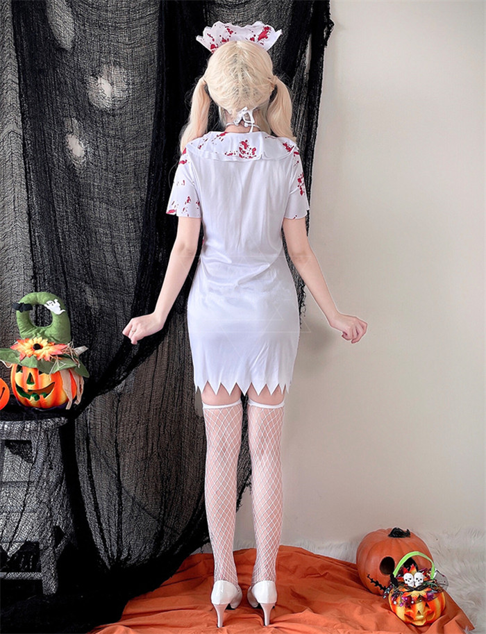 Adult Mary Nurse Uniform Sexy Doctor Outfits for Woman Halloween Costume