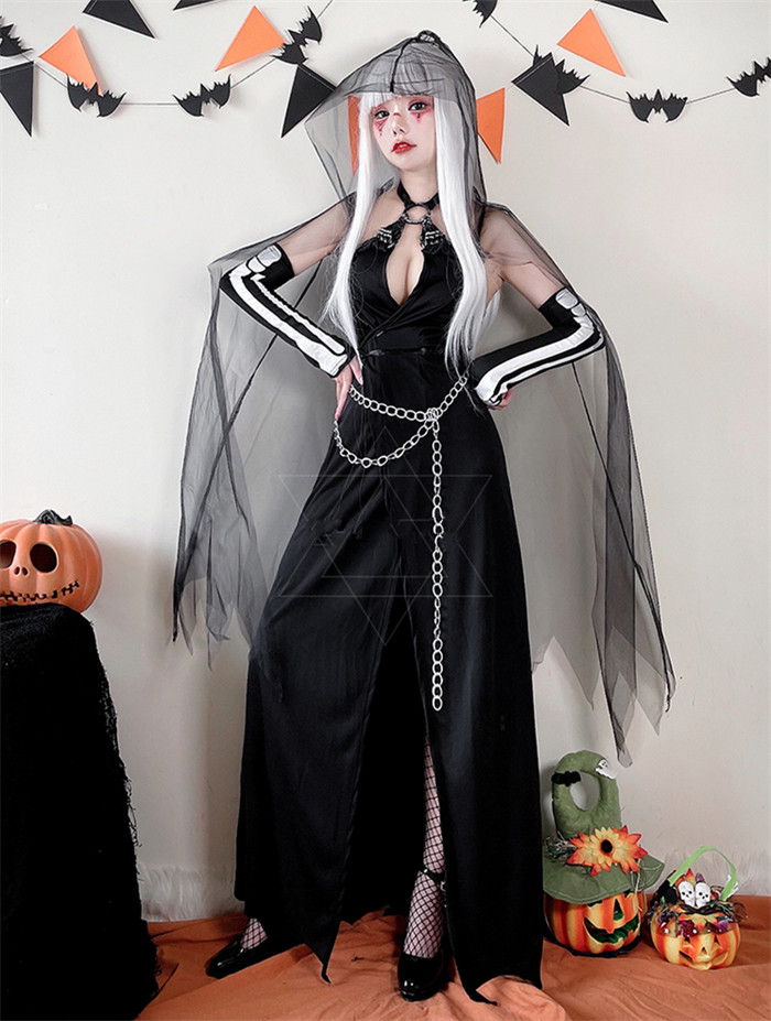 Sexy Adult Hellbringer Witch Vampire Zombie Party Halloween Costume