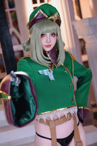 Magical Girls Araga Kiwi Green Cosplay Costume