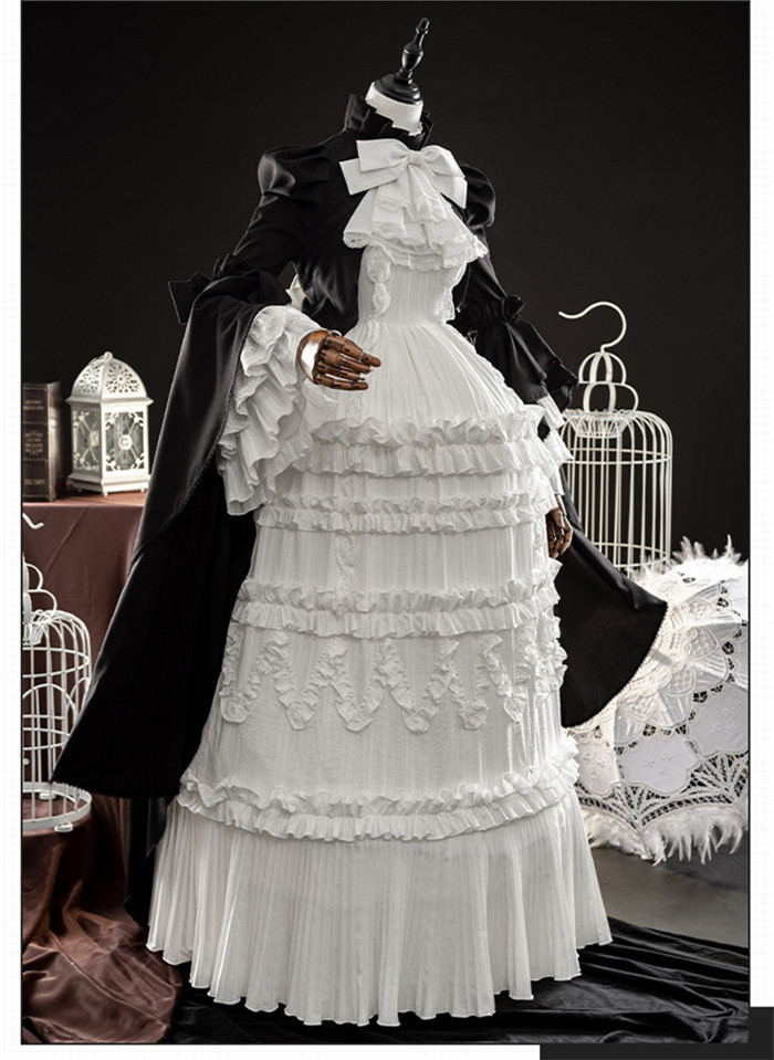 GOSICK Victorique De Blois Rococo Lolita Dress Cosplay Costume