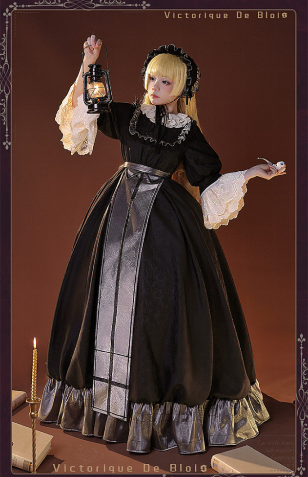 GOSICK Detective Book Rococo Gothic Doll Lolita Dress Cosplay Costume