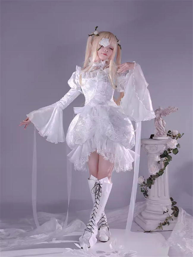 Rozen Maiden Kirakishou Evil Doll Gothic Lolita Cosplay Costume