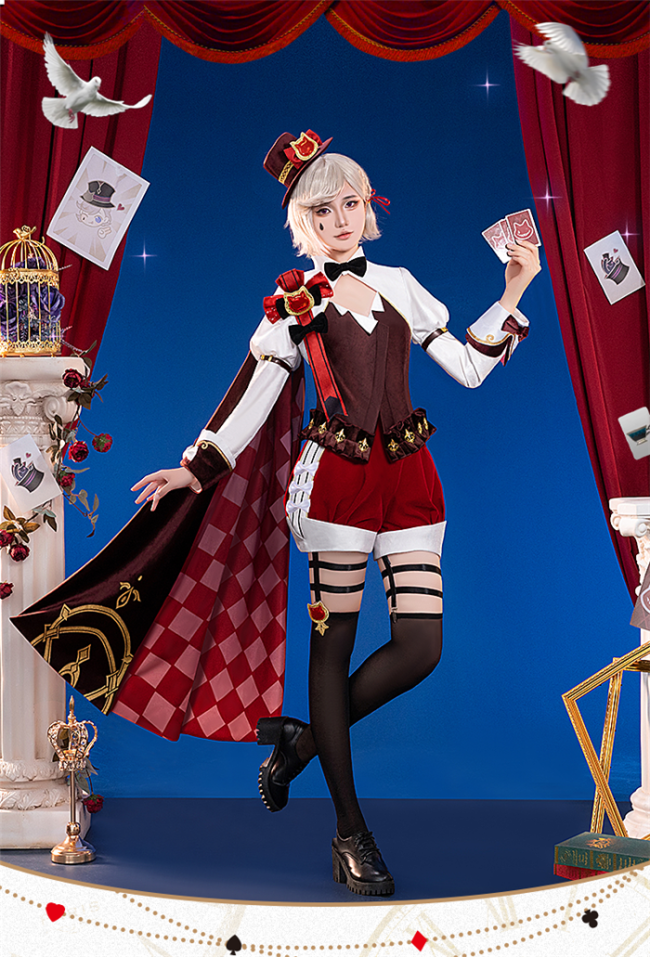 Genshin Impact Magic Night Lynette Cosplay Costume
