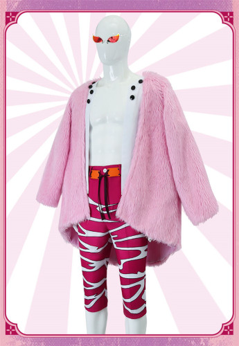 One Piece Donquixote Doflamingo Cosplay Costume