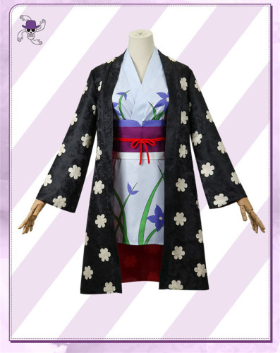 One Piece the Island of Ghosts Nico Robin Kimono Cosplay Costume