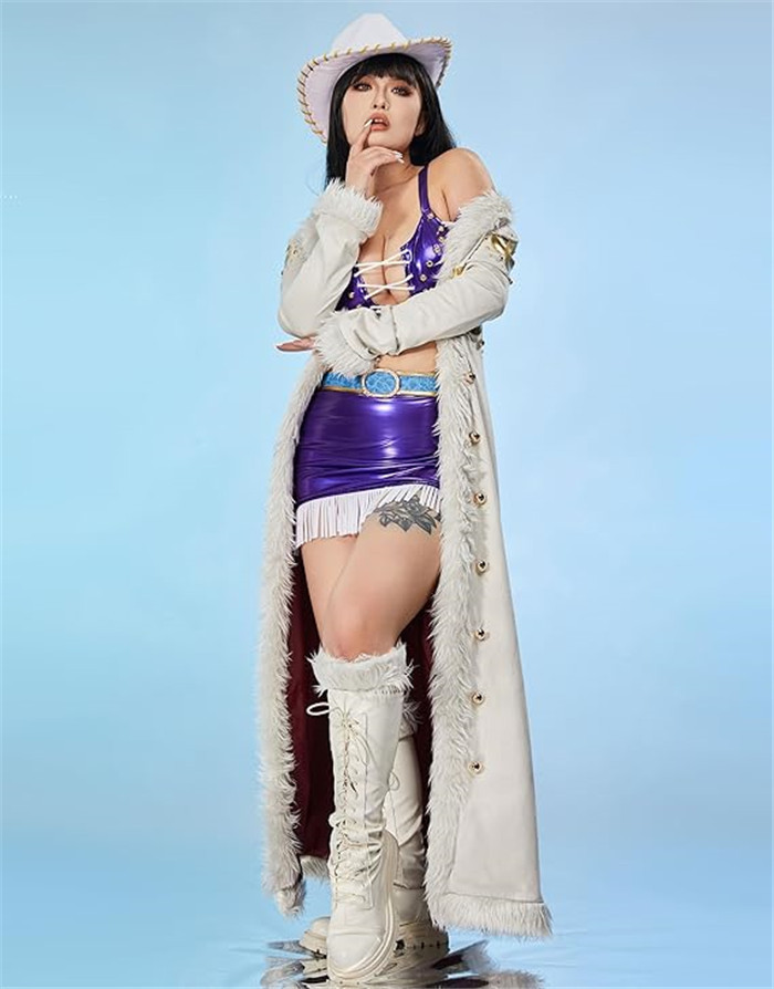 One Piece Nico Robin Shiny Metalic Sexy Lingerie New Cosplay Costume