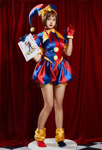 The Amazing Digital Circus Pomni Clown Halloween Cosplay Costume