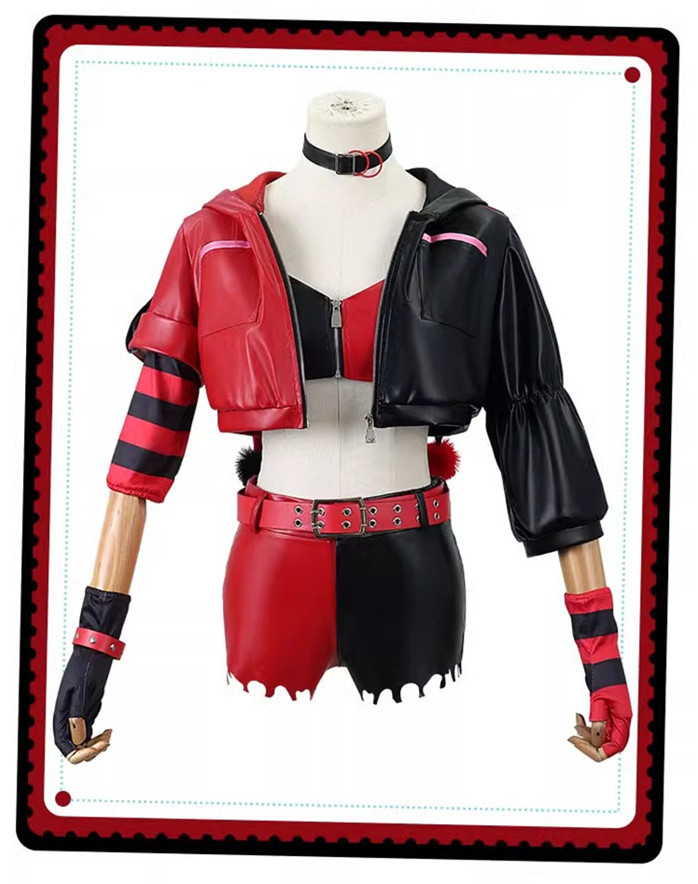 Suicide Squad Harley Quinn The Clown's Girl Halloween Baseball Uniform Cosplay Costume