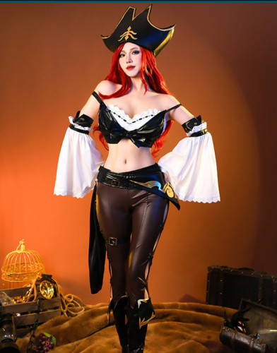 League of Legends LOL Bounty Hunter Miss Fortune Cosplay Costume