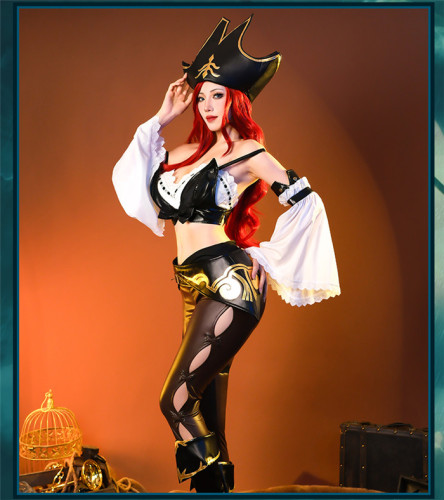 League of Legends LOL Bounty Hunter Miss Fortune Cosplay Costume