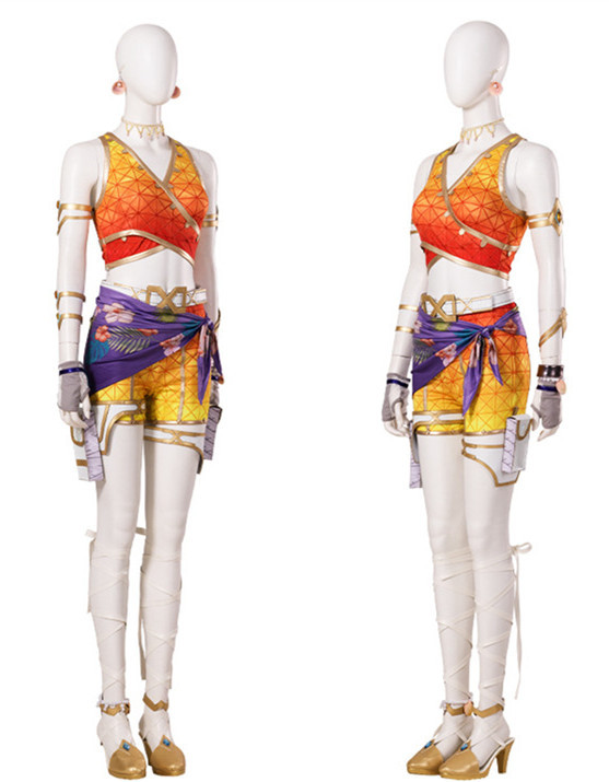 Apex Legends Loba Andrade Golden Swimsuit Cosplay Costume