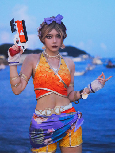 Apex Legends Loba Andrade Golden Swimsuit Cosplay Costume