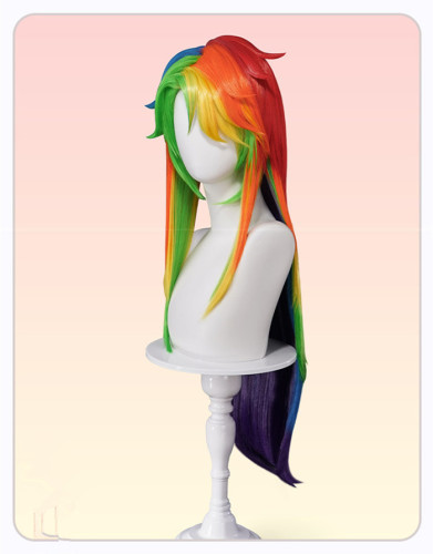 My Little Pony: Friendship is Magic Daisy Rainbow Colorful Cosplay Wig
