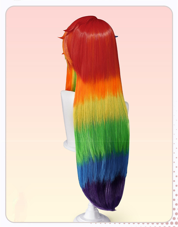 My Little Pony: Friendship is Magic Daisy Rainbow Colorful Cosplay Wig