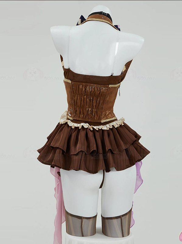Alice's Adventures in Wonderland Mad Hat Derivative Sexy Lingerie Dress Halloween Cosplay Costume