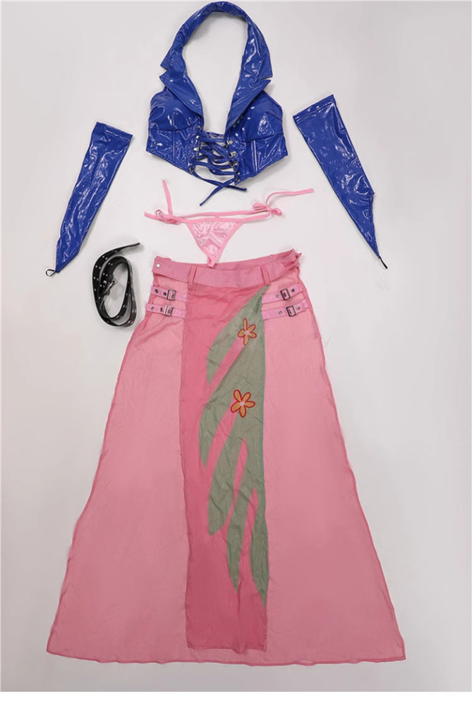 One Piece Nico Robin Sexy PU Cosplay Costume
