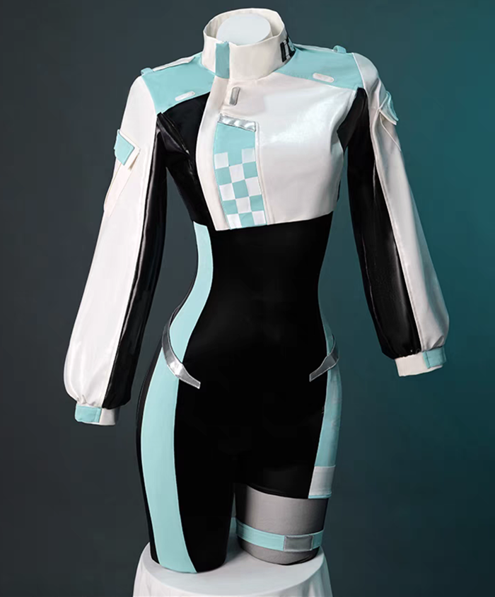 Genshin Impact Lynette Racing Suit Driver Uniforms Cosplay Costume