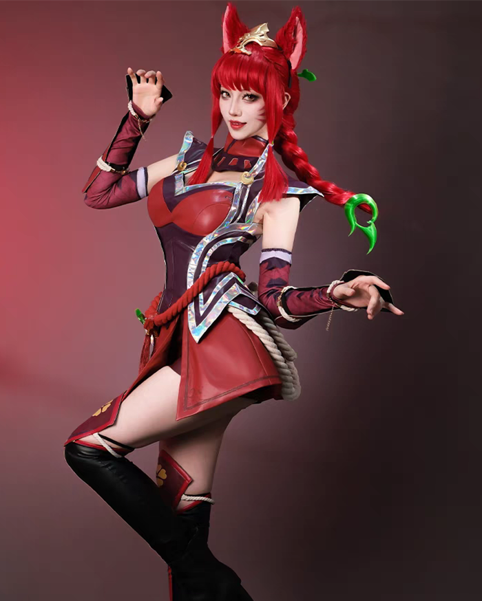 League of Legends LOL Fox Ahri Cosplay Costume