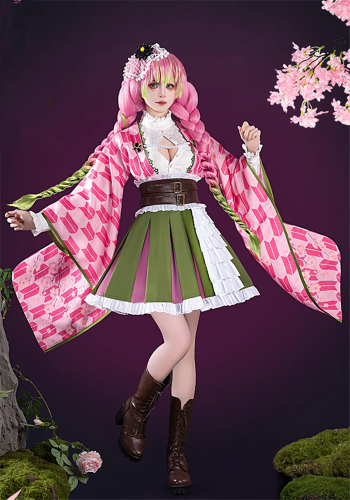 Demon Slayer Kimetsu no Yaiba Kanroji Mitsuri 5th Anniversary Dress Cosplay Costume