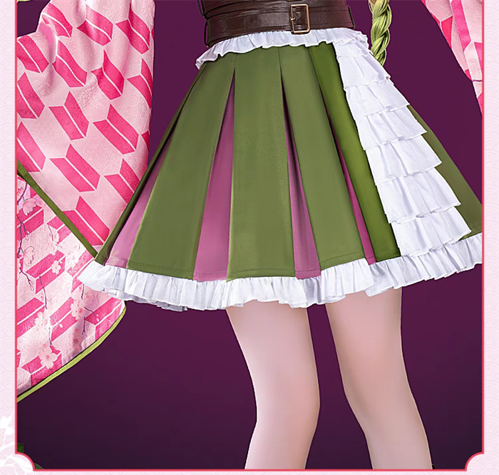 Demon Slayer Kimetsu no Yaiba Kanroji Mitsuri 5th Anniversary Dress Cosplay Costume