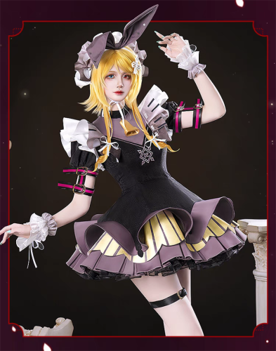 Vocaloid Hatsune Miku Kagamine Rin Dress Cosplay Costume