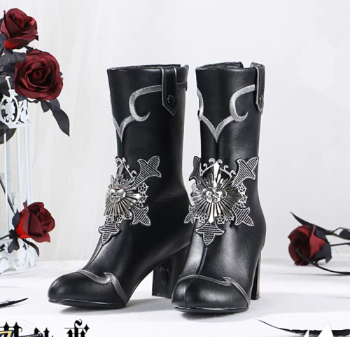 Black Butler Kuroshitsuji Ciel Phantomhive 15th Anniversary Cosplay Boots