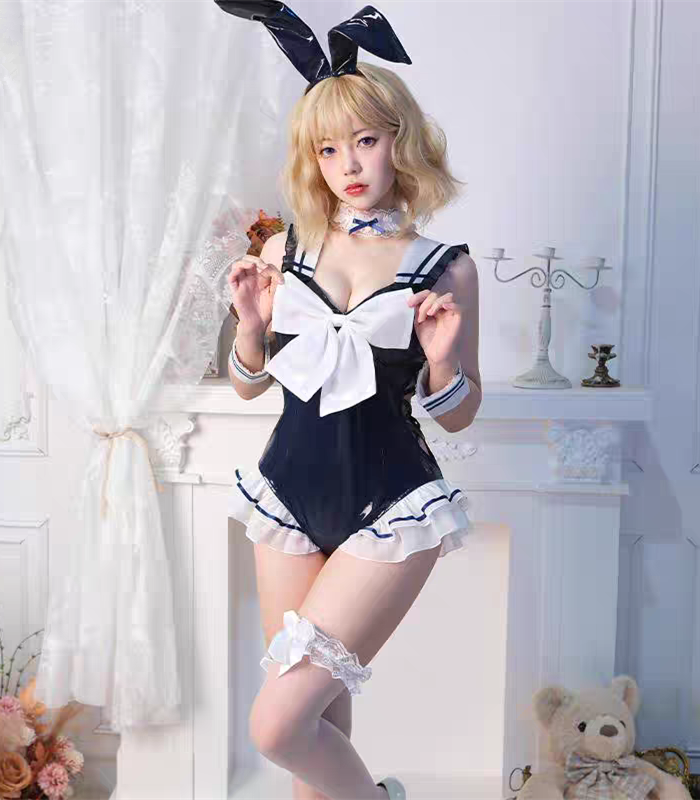 US$ 37.99 - Kawaii Cute Sexy Uniform Bodysuit Bunny girl Cosplay Costume