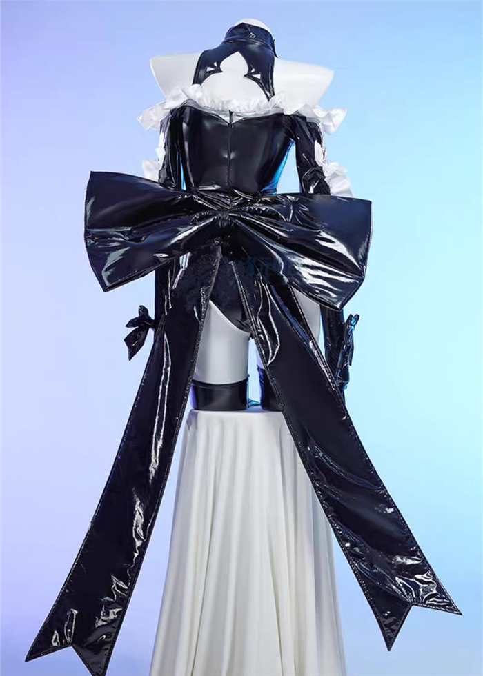 NieR: Automata 2B Black Witch Shinny PU Bodysuit Cosplay Costume