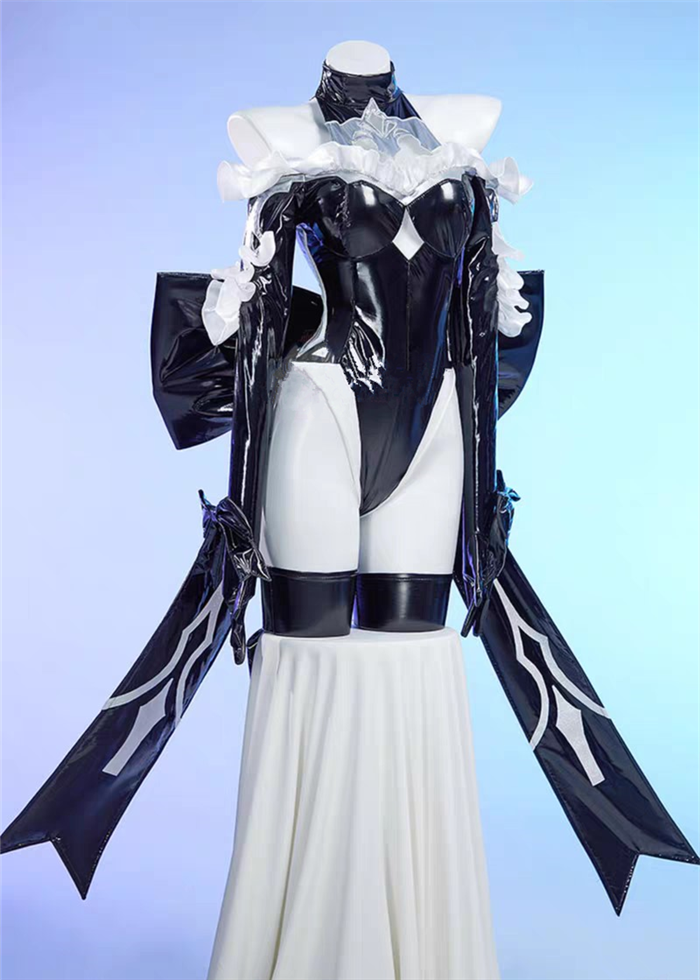 NieR: Automata 2B Black Witch Shinny PU Bodysuit Cosplay Costume