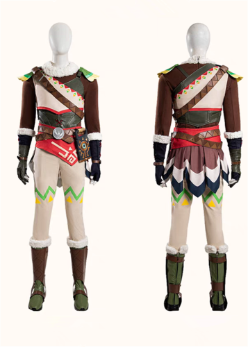 The Legend of Zelda Tears of the Kingdom Rito Link Cosplay Costume