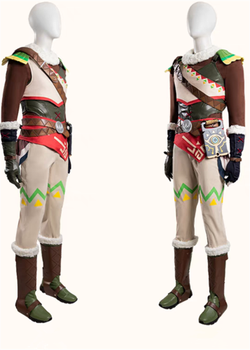 The Legend of Zelda Tears of the Kingdom Rito Link Cosplay Costume