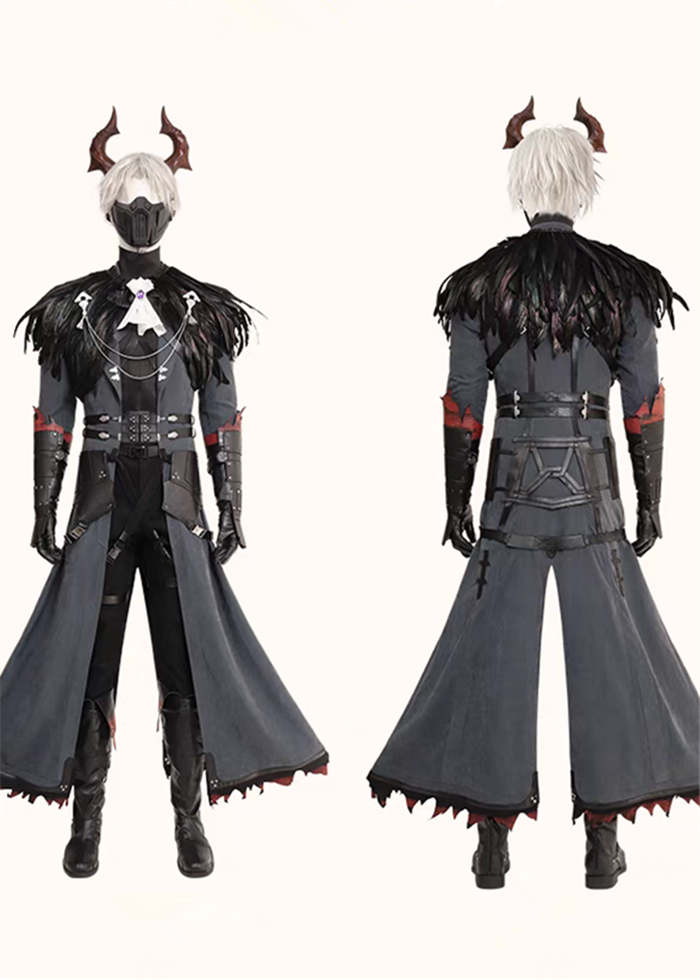Final Fantasy VII Remake Halloween Suit Sephiroth Cosplay Costume