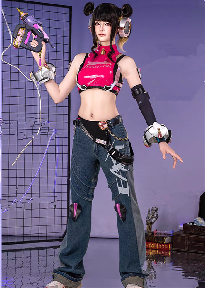 Overwatch LESSERAFIM FEARLESS Juno Cosplay Costume