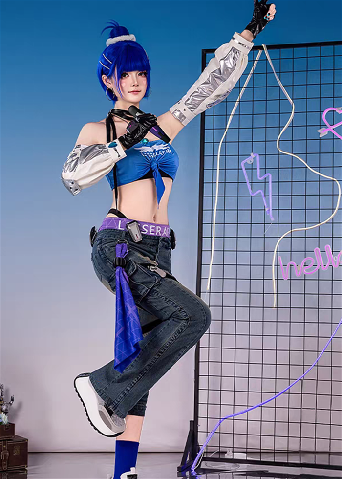 Overwatch LESSERAFIM FEARLESS D.VA Cosplay Costume