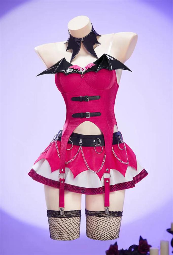 Monster High Draculaura Ula Sexy Cute Vampire Devil Witch Halloween Uniform Dress Cosplay Costume
