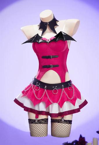 Monster High Draculaura Ula Sexy Cute Vampire Devil Witch Halloween Uniform Dress Cosplay Costume