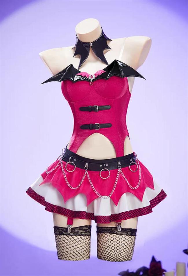 Monster High Draculaura Ula Sexy Cute Vampire Devil Witch Halloween Uniform Dress Cosplay Costume