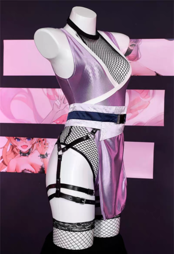 Naruto Hyūga Hinata Mesh Bodysuit Cosplay Costume
