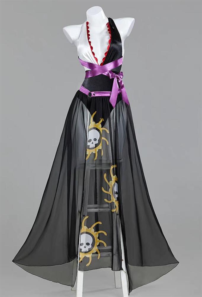 One Piece Boa·Hancock Cute Sexy Halter Swimsuit Cosplay Costume