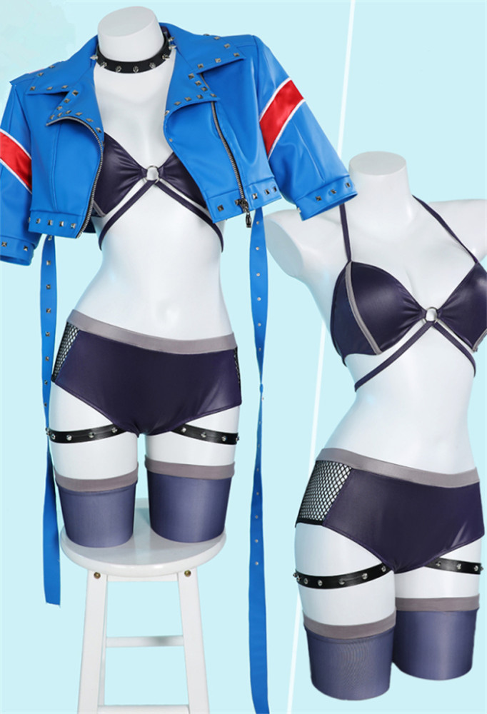 Street Fighter 6 Cammy Derivative Sexy Lingerie Set Outfit Cosplay Costume