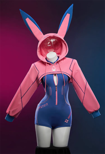 Overwatch D.VA Cyber Rabbit Bodysuit Sportswear Cosplay Costume
