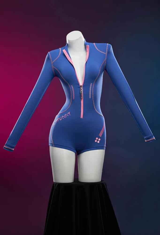 Overwatch D.VA Cyber Rabbit Bodysuit Sportswear Cosplay Costume